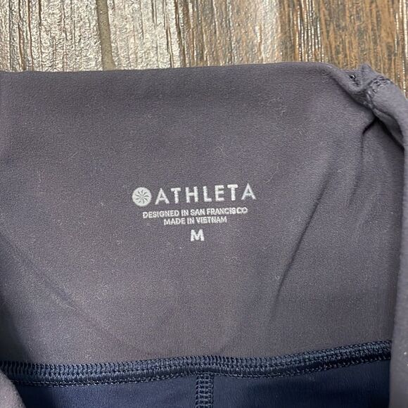 🧘♀️ Athleta Leggings - Size Medium - Navy, Purple, and Black - Inseam 25” - Picture 4 of 5